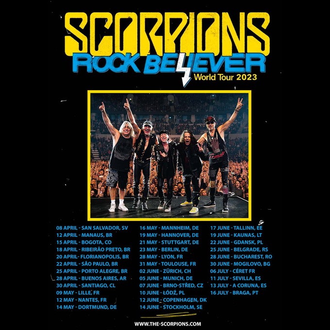 SCORPIONS | Rock Believer World Tour 2023